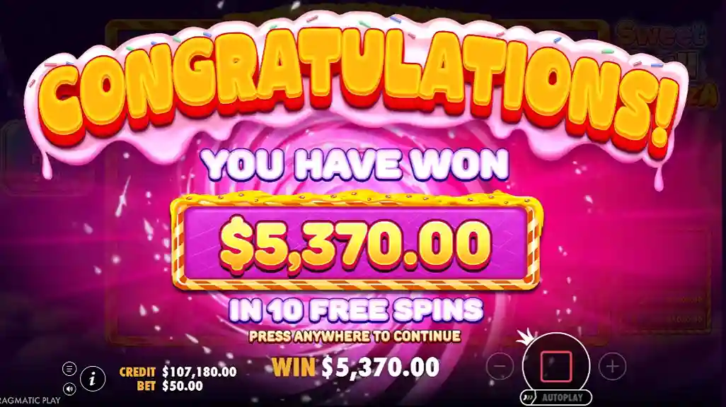 Sweet Rush Bonanza Bonus Features